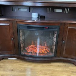 TV Stand with Functional Heater