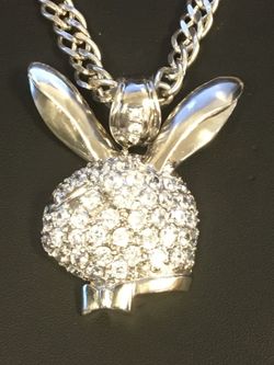 Silver chain and a charm