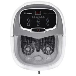 Costway Portable Foot Spa Bath Motorized Massager Electric Feet Salon Tub with Shower 