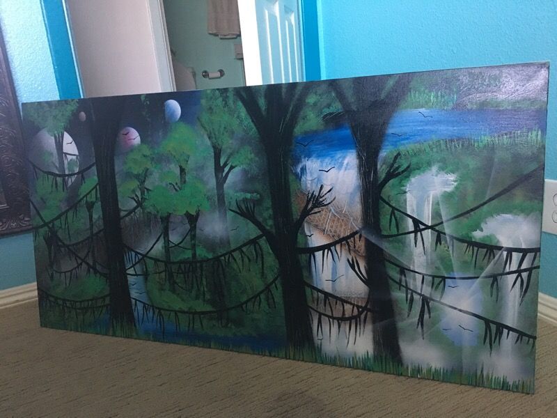 Spray paint art
