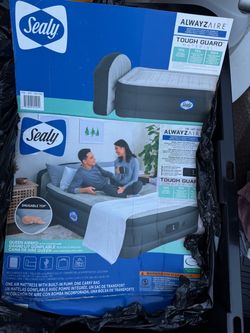 Sealy AlwayzAire Queen Airbed with Headboard