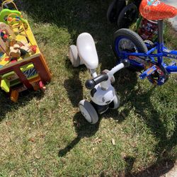 Baby Bicycle Three Wheels - White
