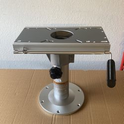 Adjustable Boat seat pedestal 13 to 19 inches With  Slider