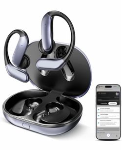 AI Translation Earbuds: 170 Languages & 0.45s Instant Real-Time Translator, Smart AI Headphones with Meeting Notes & Transcription, Bluetooth 6.0 & EN