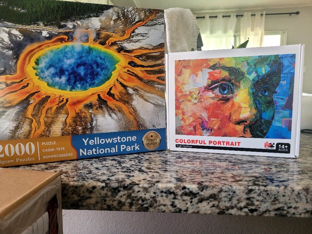 2 Puzzles. New.