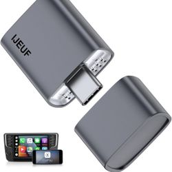 Wireless CarPlay Adapter for Apple iPhone 2025 Upgrade, Converts Factory Wired to Wireless, No Delay, Stable Connection, Mini Apple Carplay Wireless A