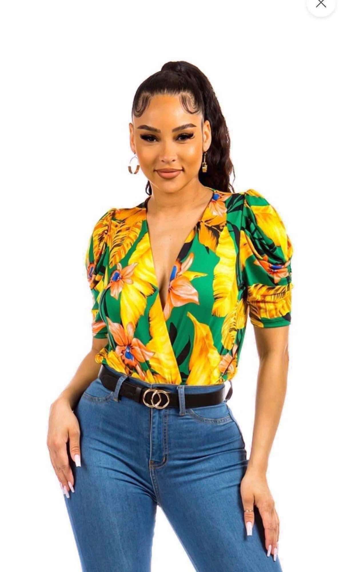 Medium Tropical Bodysuit 