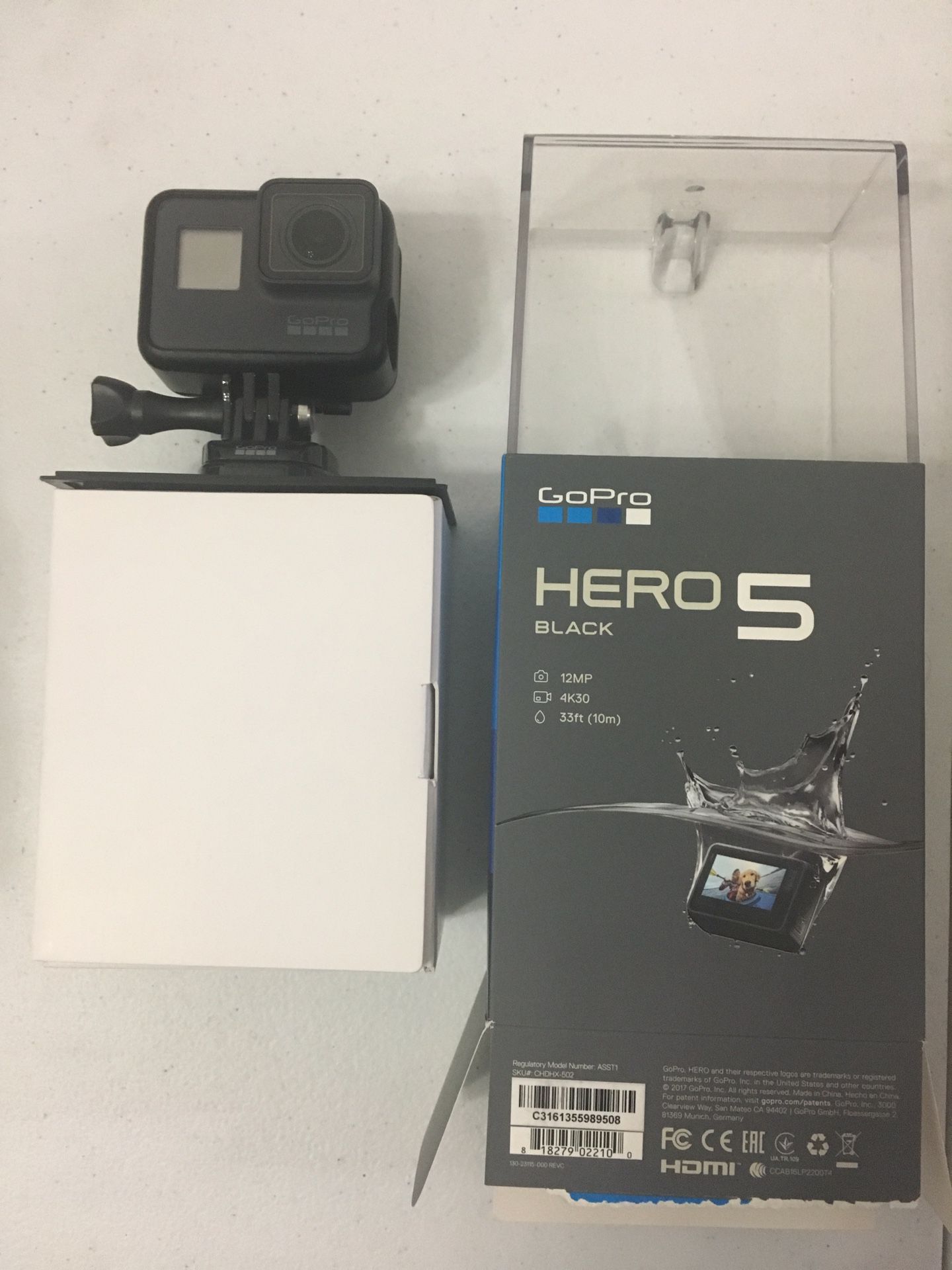 Open box, but never used GoPro Hero 5 Black