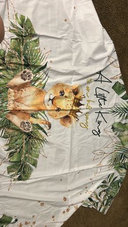 A Little King Is On His Way Baby Blanket