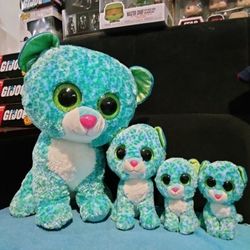 Ty Blue Green Spotted Leopards
