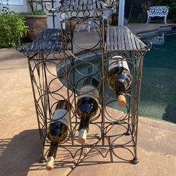 Metal Wine Holder