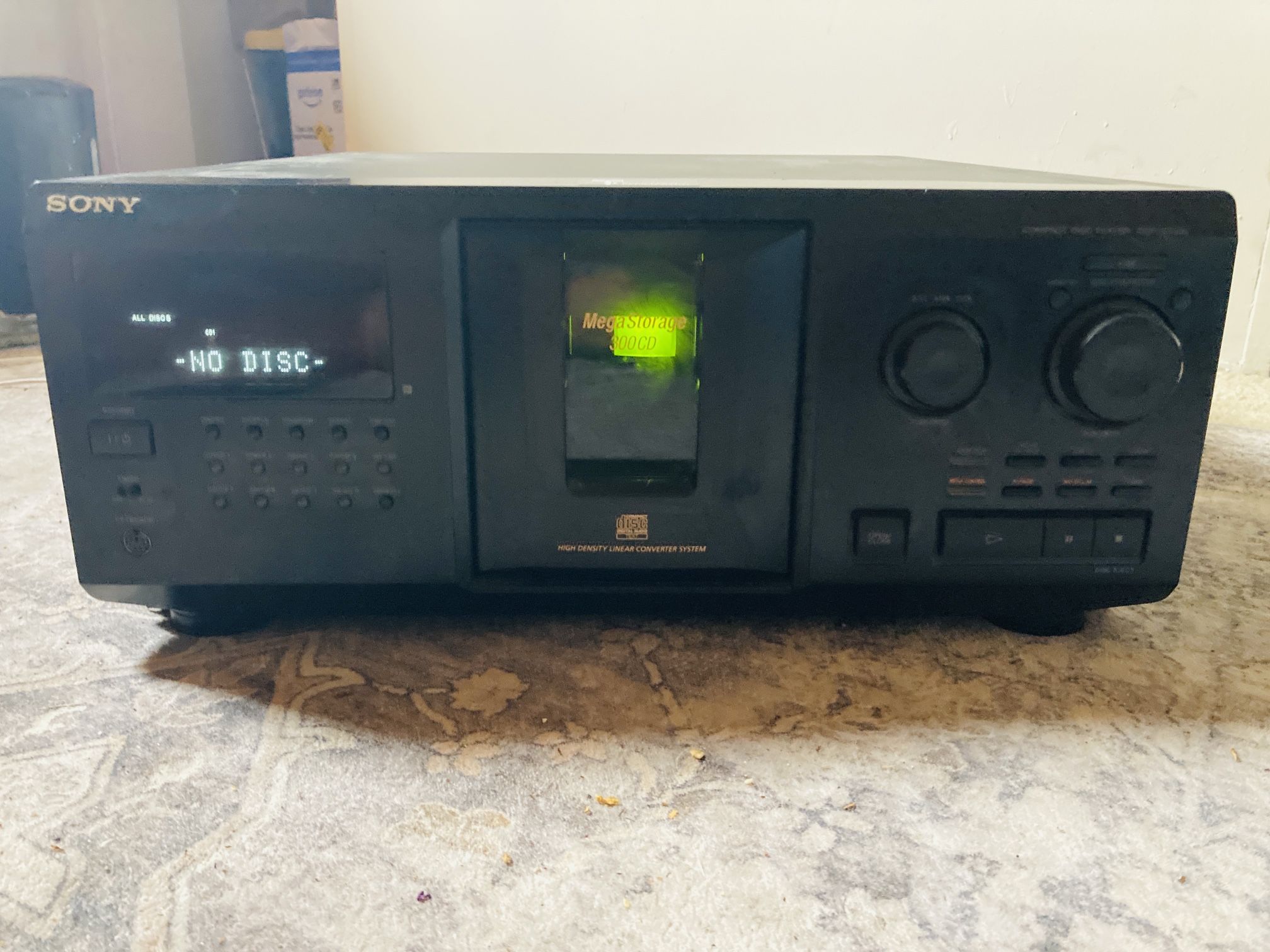 Sony 300cd Mega Storage Cd Player