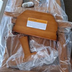 Winco Unassembled Wooden High Chair, Natural, Medium