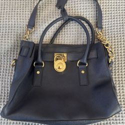Navy Blue Michael Kors Bag