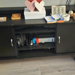 TV Stand Console with Media Storage