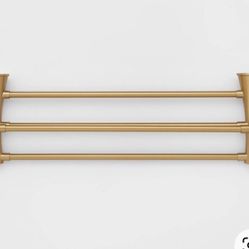 Threshold Casual towel rack brass