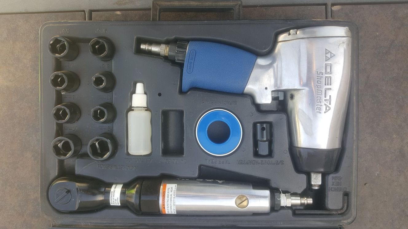 Delta Shopmaster DT501 1/2" Impact Wrentch & Ratchet Set