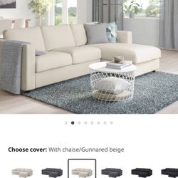 Sofa ( Beige ) with 5 cushions