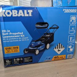 NEW** 40v Self Propelled Lawn mower + Weed Wacker (Congress With Batteries And Chargers)