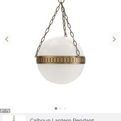 Ballard Designs Calhoun Lantern Pendant Light New 