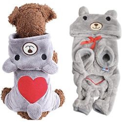 5 Piece Dog Jumpsuit, Pajamas, Costume, Jacket