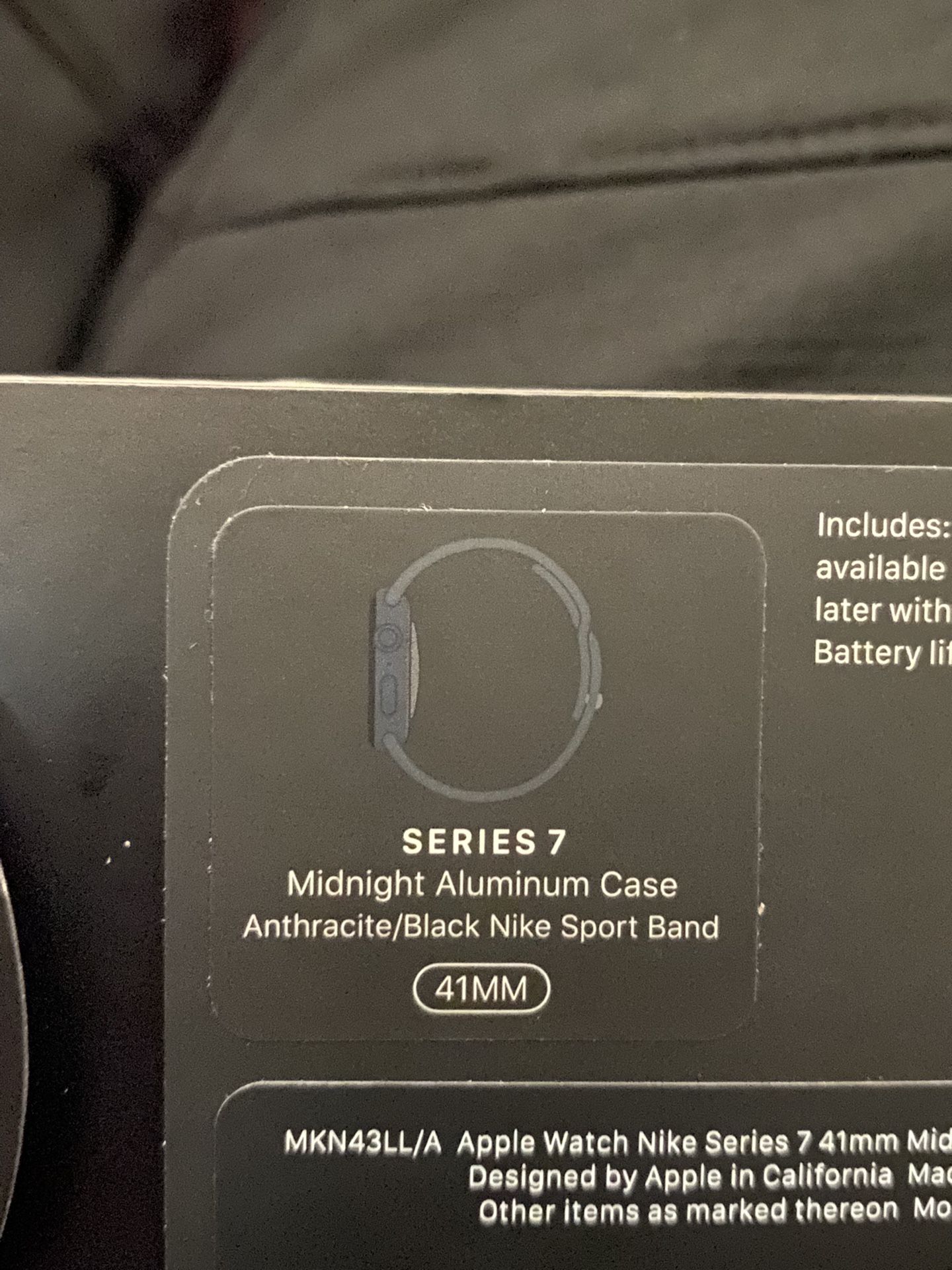 Apple Series 7 Watch Nike Edition