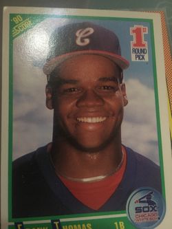 Baseball Frank Thomas rookie