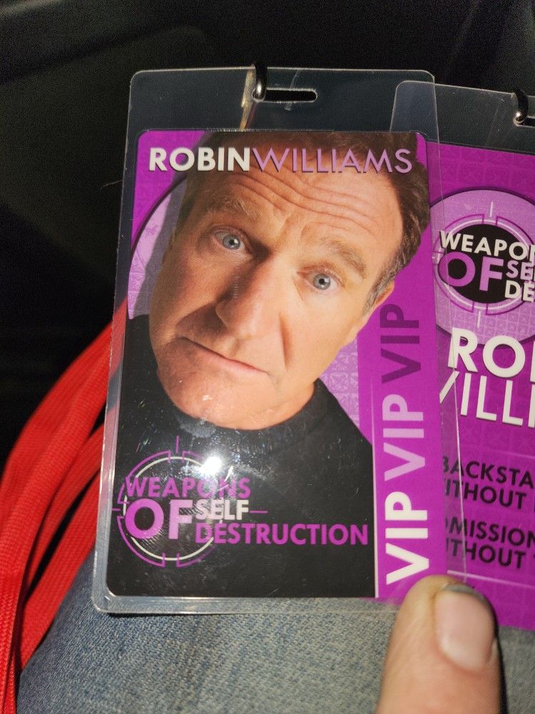 2 Robin Williams  VIP Passes