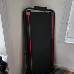 Under-desk treadmill, 3-in-1 walking pad with 340 lb capacity, app control, LED monitor, and wheels, 2.5 HP foldable treadmill, compact walking machin