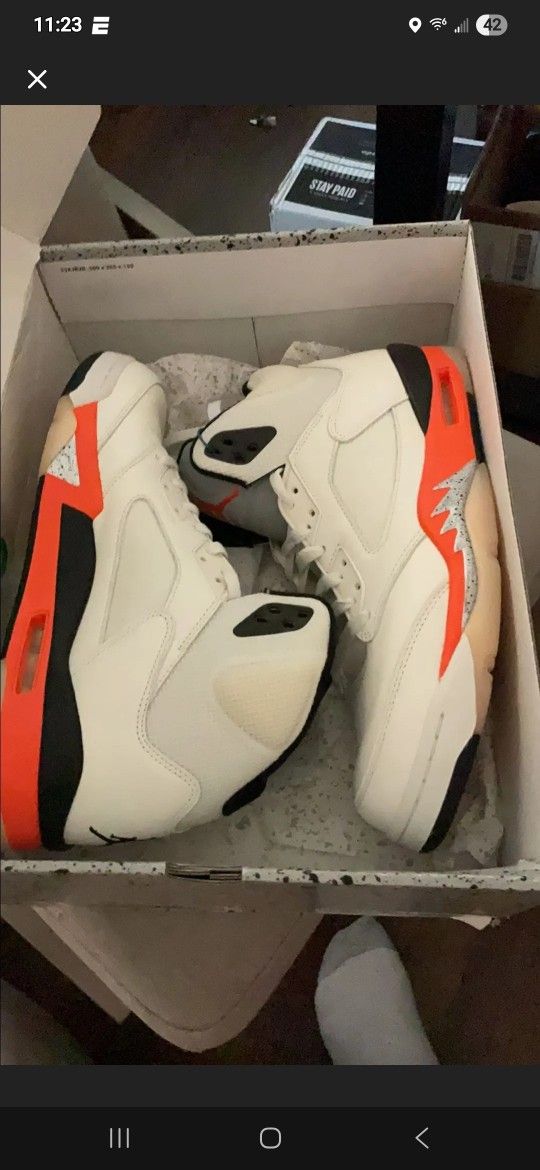 Jordan 5 Shattered Backboards Clean. Worn Once Size 11 Rare