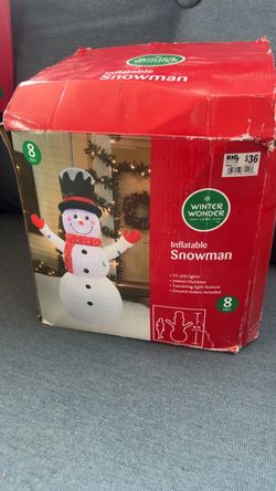 Inflatable snowman 8ft