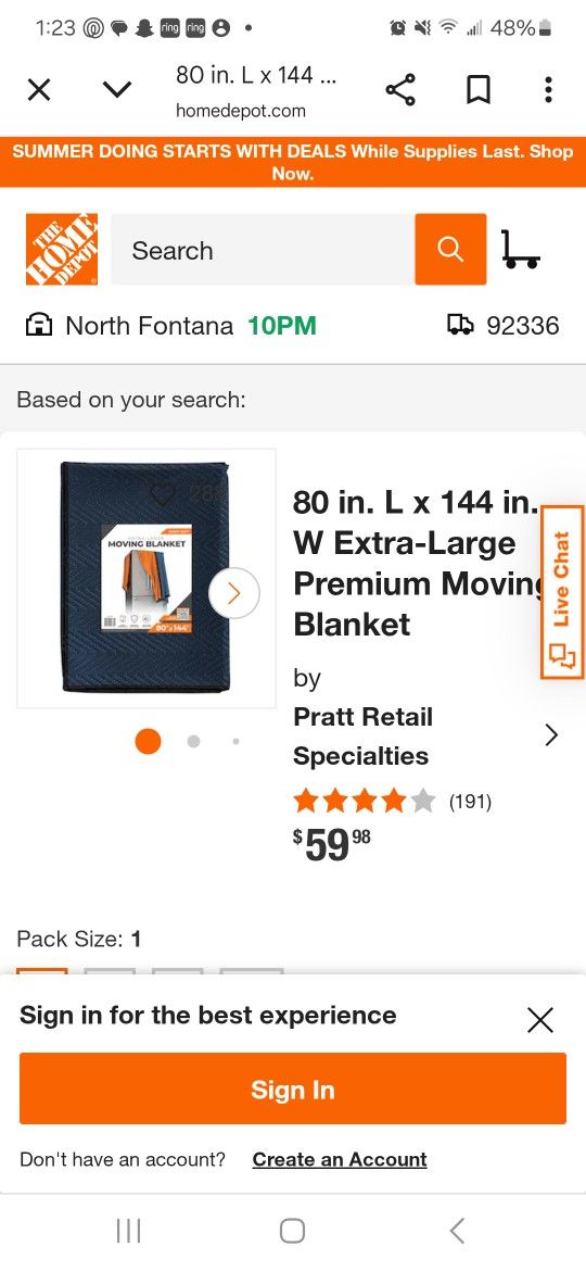 Moving Blanket