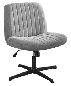 Extra Wide Gray Office Chair