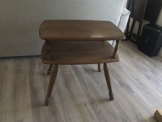 Wooden side table
