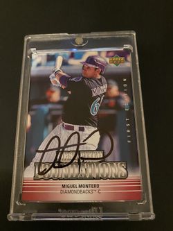 Autograph Miguel Montero Autographed Baseball Card 