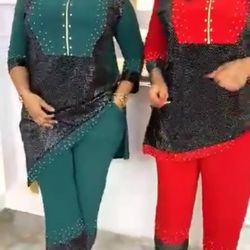 Two Pieces Ladies Fashion Outfits 