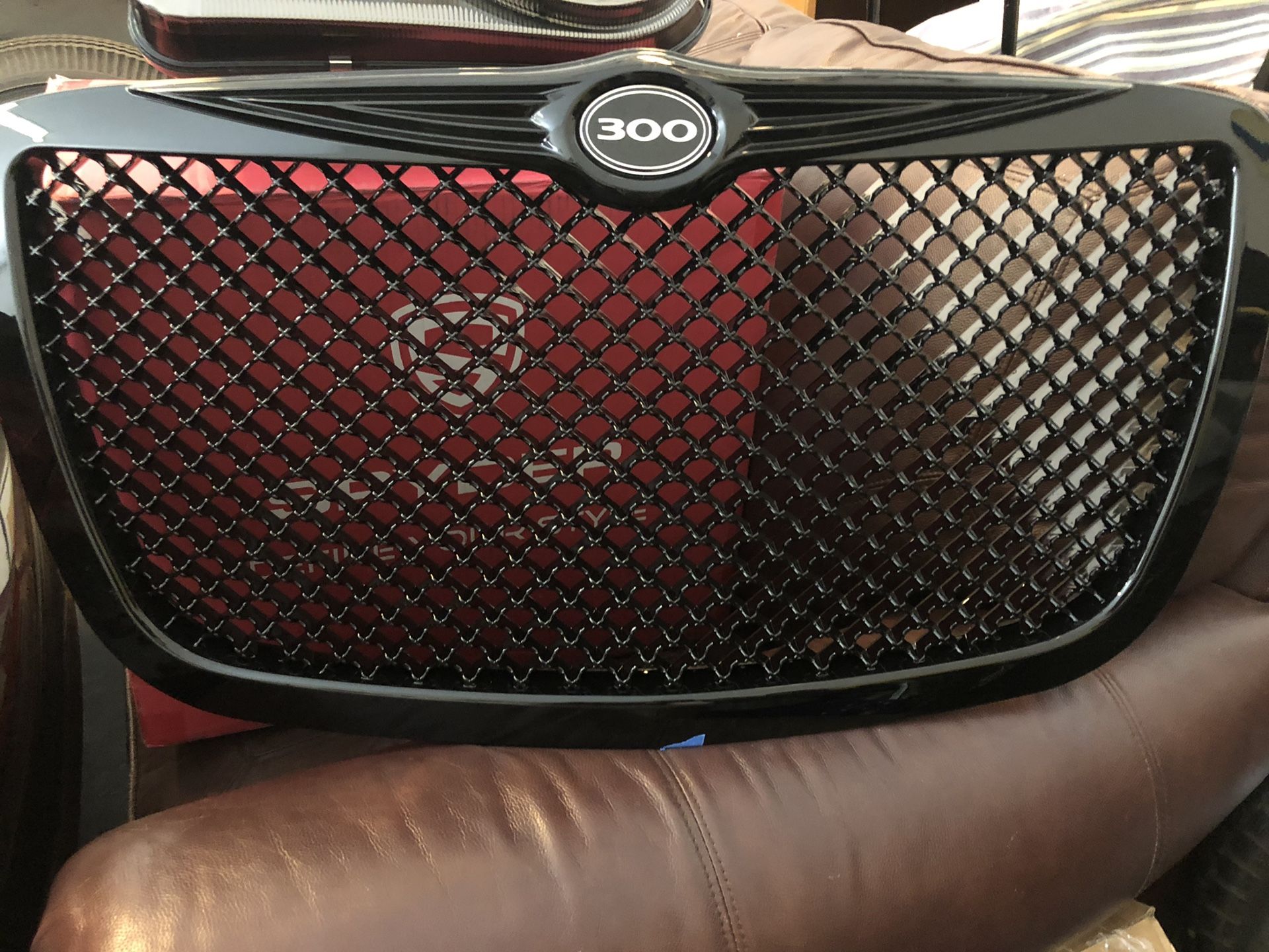 Chrysler 300 black grill insert