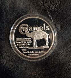 1 oz. Fine silver camel coin