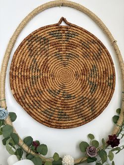 Large Wicker Wall Hanging