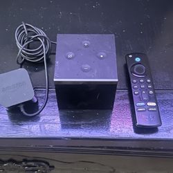 Amazon Fire Cube With Alexis Smart Remote
