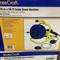 5/16 I” Cable Drum Machine 