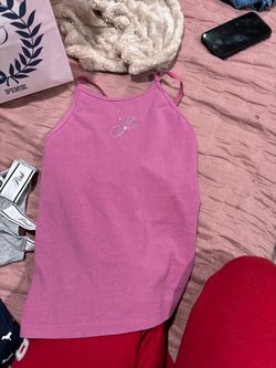 VS PINK YOGA TOP SIZE S