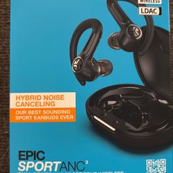 Epic For Anc Dual Driver, True Wireless Hybrid Noise, Canceling Headphones