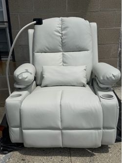 New Electric Nursery Recliner Chair with USB, Cup Holders & Storage
