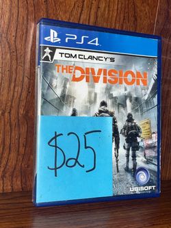 PlayStation Video Game PS4 PS5 For Sale the division top Clancy