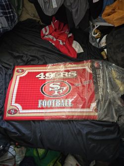 49ers Embossed Doormat