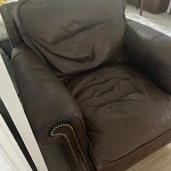 Brown Leather Chair
