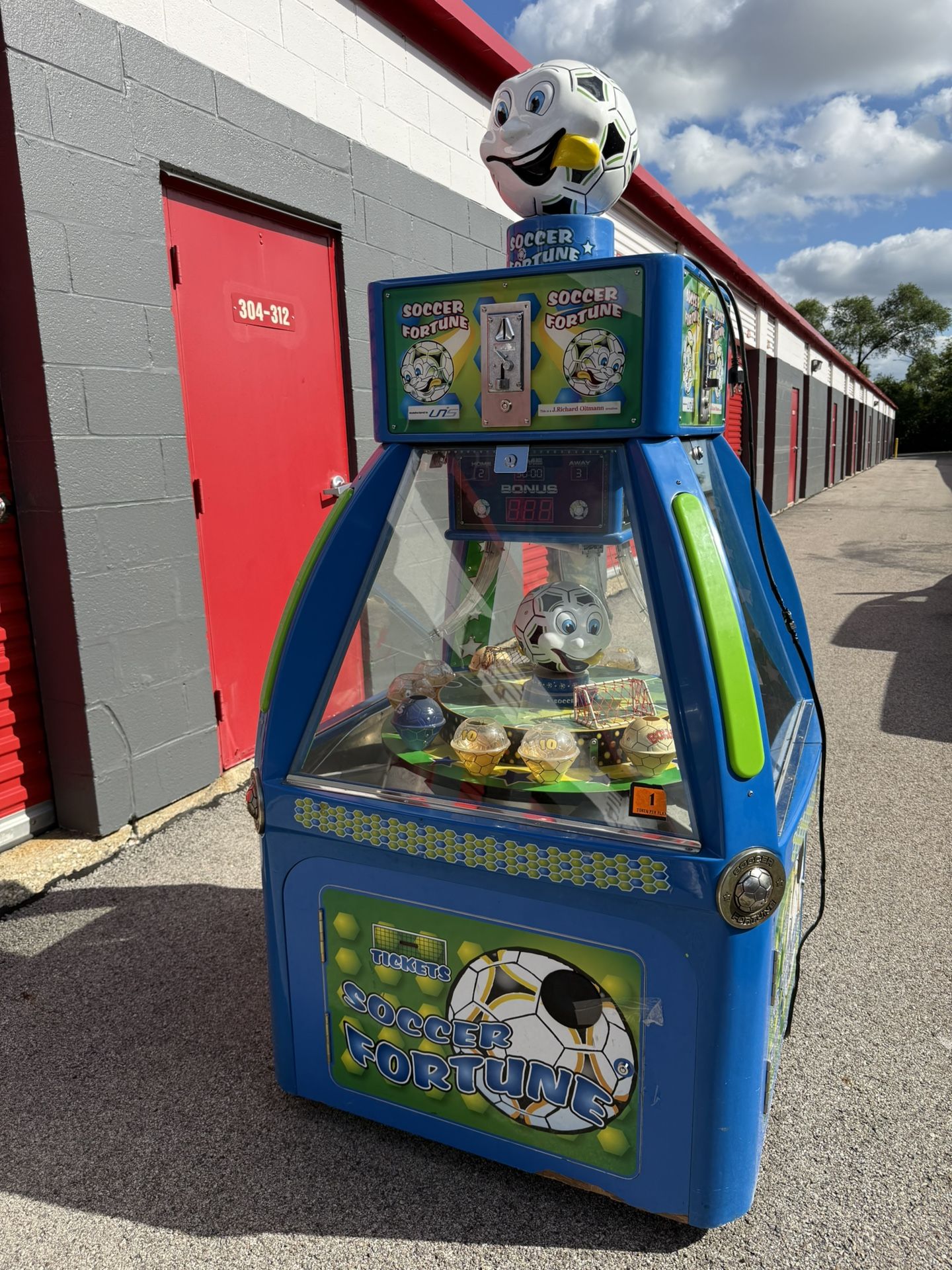 Soccer Fortune Arcade Redemption Machine – Fully Working