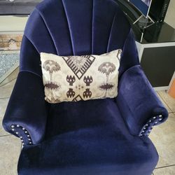 Blue Single Sofa