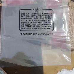 Bape X Coach Black Shorts